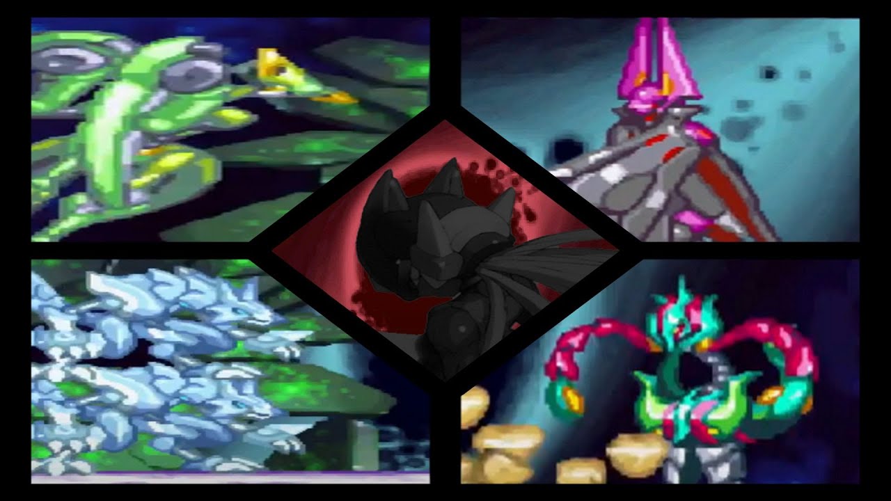 Mega Man ZX All Zero Bosses