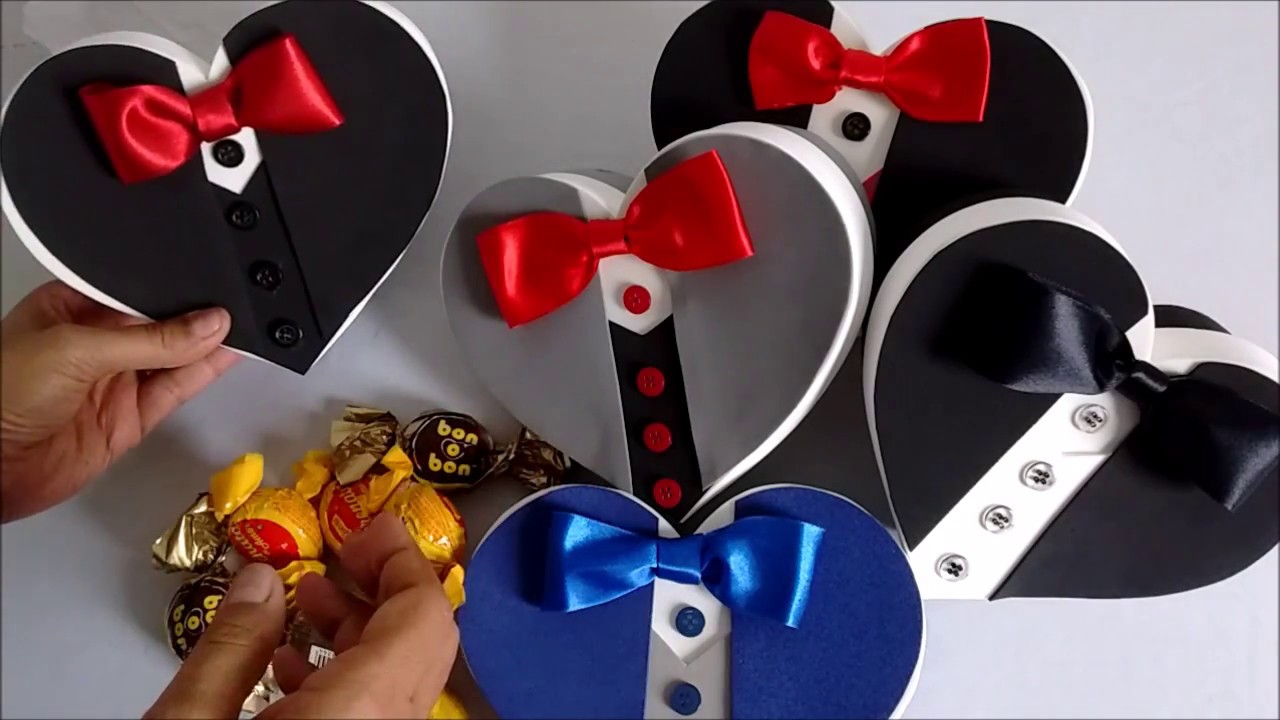 DIY: Lembrancinha Dia dos Pais: Caixa Coração.
