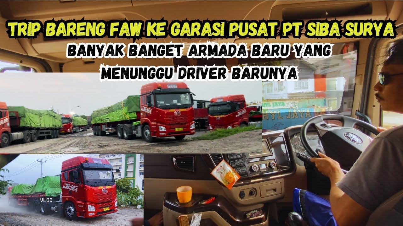 Banyak Armada Siba Yang Masih Menunggu Driver Barunya Di Garasi Pusat Semarang