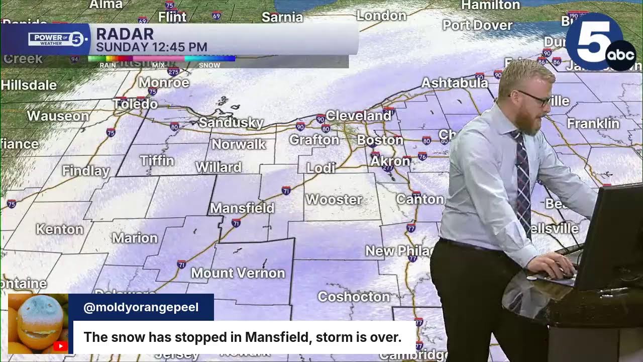 Tracking the winter storm hitting Ohio