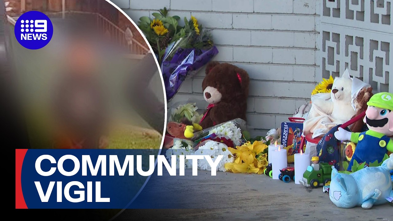 Community pays tribute to 4-year-old boy found dead in NSW home | 9 News Australia