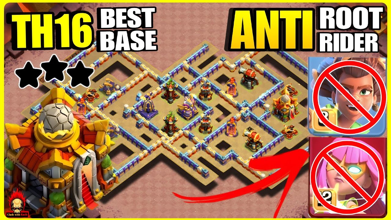 *UNBEATEN* TH16 BASE ! BEST TH16 WAR BASE WITH LINK ! ANTI 2 STAR WAR BASE TH16 ! TH16 LEGEND BASE