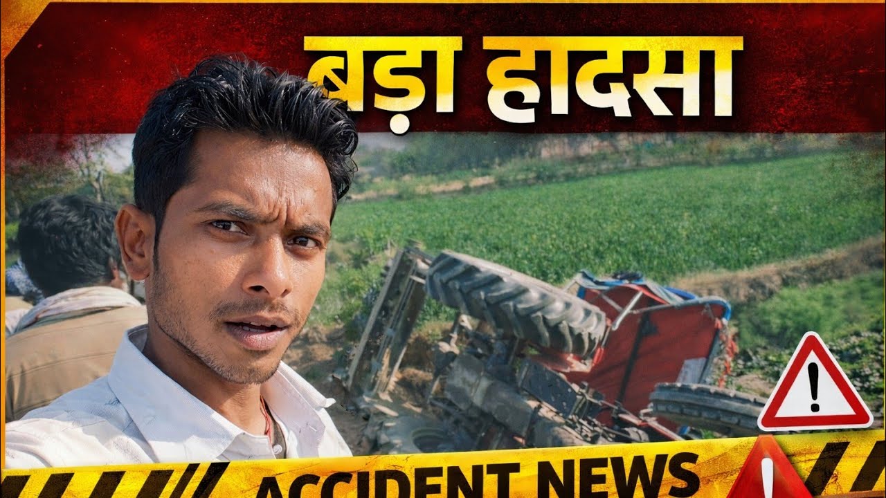 खेत में ट्रैक्टर पलटने से मचा हड़कंप#vipin kumar 07@vipinkumar07# indin dise vlog # dise vlog 