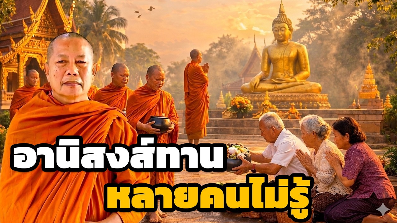 อานิสงส์ทานที่หลายคนยังไม่รู้  ธรรมะคลายทุกข์ พระมหาบุญช่วย ปัญญาวชิโร 2