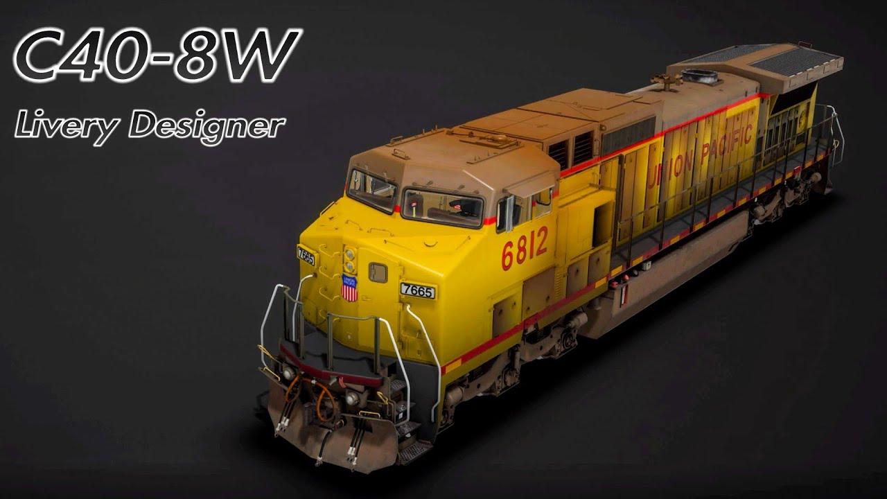 C40-8W (TSW2/ PS4) UNION PACIFIC on livery designer - Time Elapse