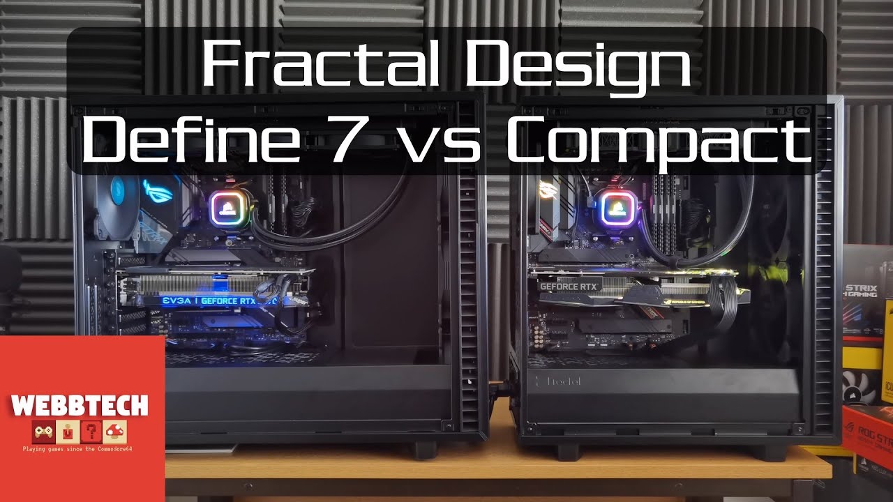 Сравнение корпусов Fractal Design Define 7 и Define 7 Compact PC