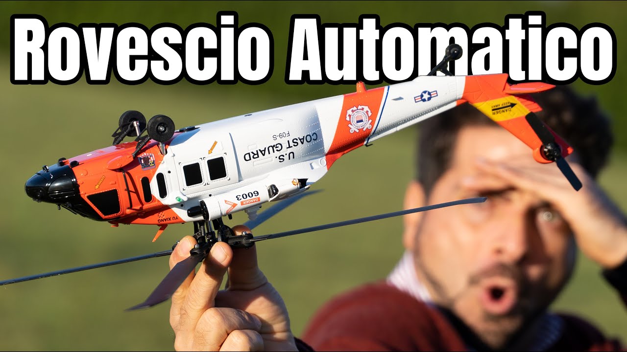 Prova Elicottero Black Hawk F09-S stabilizzato con GPS + Flusso ottico con FPV e tanto altro!