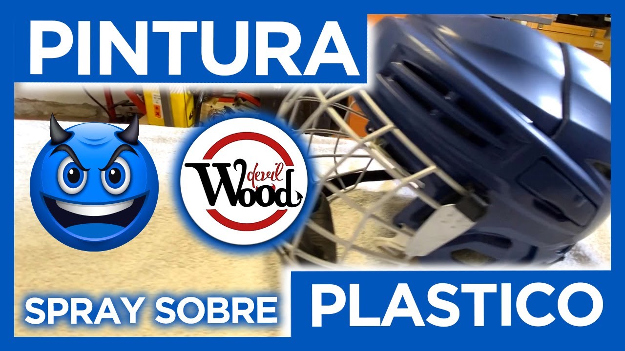 ✅  Como pintar 🎨  PLÁSTICOS con pintura en [SPRAY] paso a paso, con imprimación. 😈 😈