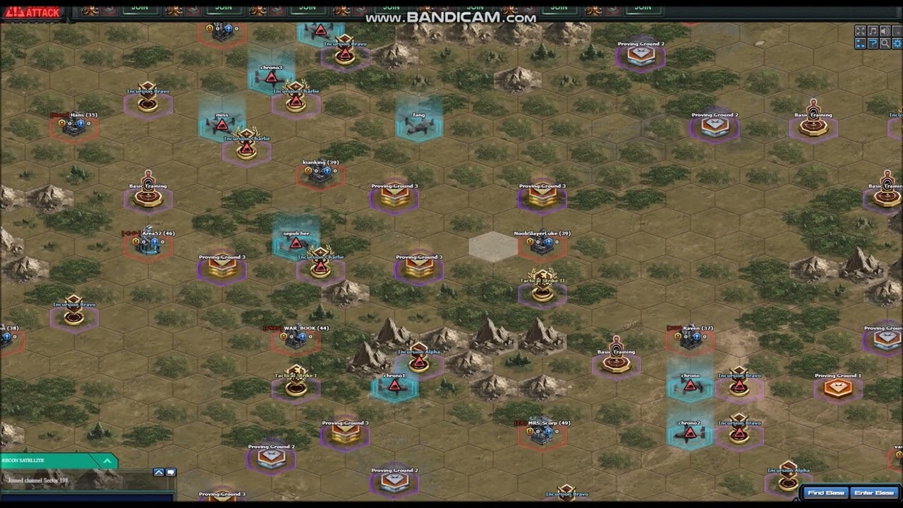 war commander Operation Silent Night multi attack incursion bases 1M xp in 1H