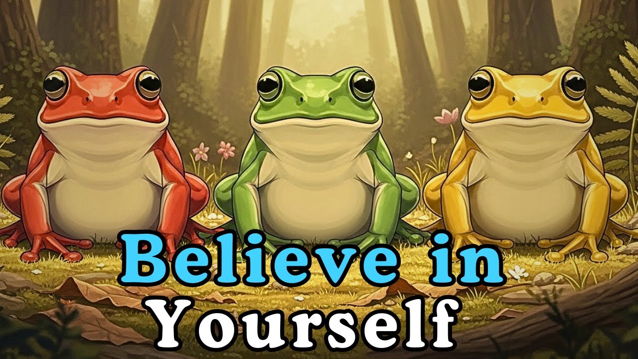 The Story of Three Frogs | Powerful Motivational Story about Self-Belief | Short Story