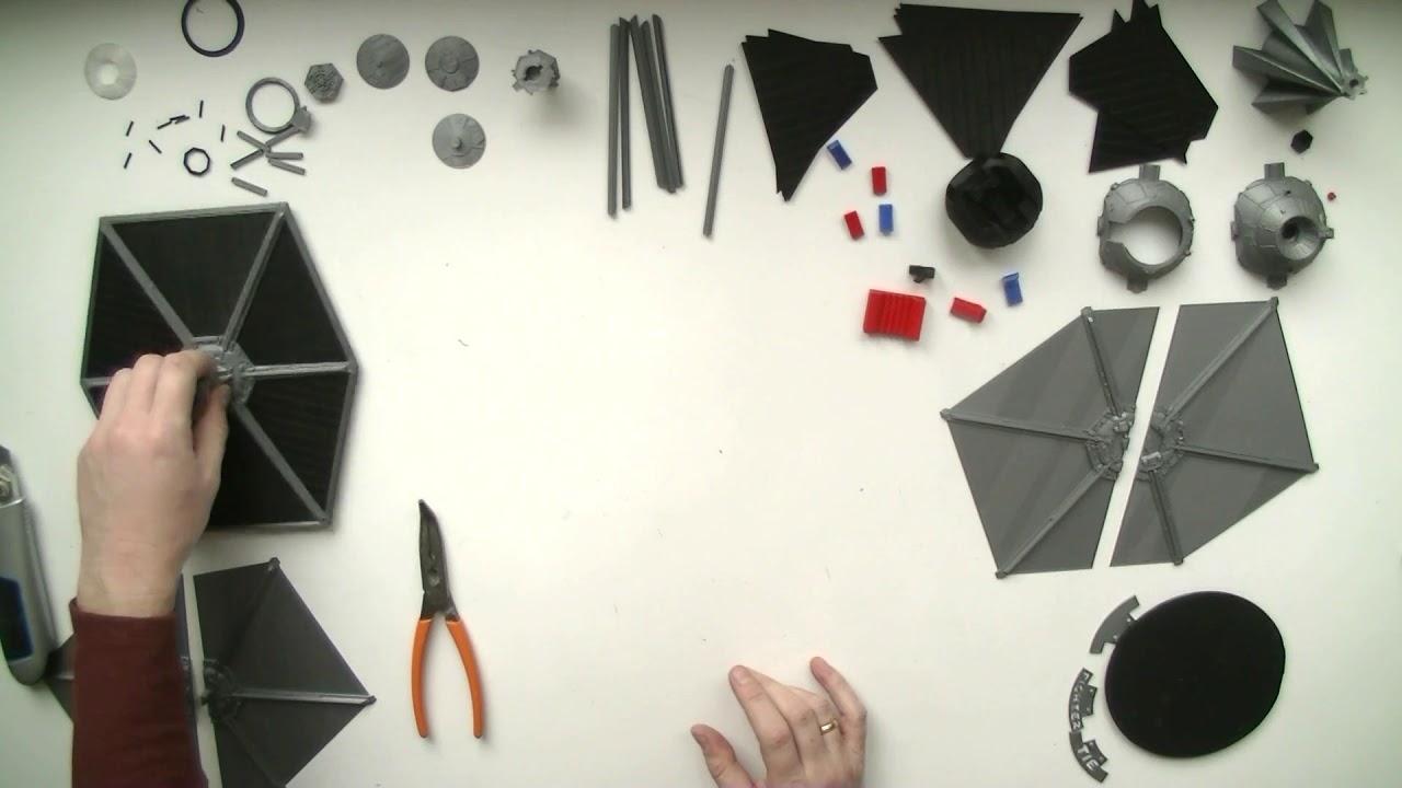 Star Wars Tie fighter high quality model - 3D Printing & Building