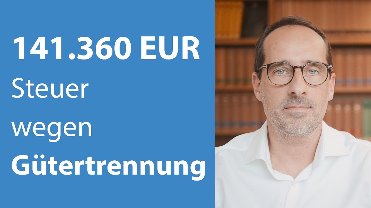 Ehevertrag: Gütertrennung vereinbaren?