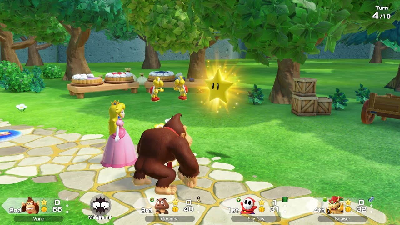 Super Mario Party Jamboree #113 Mega Wiggler's Tree Party Donkey Kong vs Bowser vs Goomba vs Shy Guy