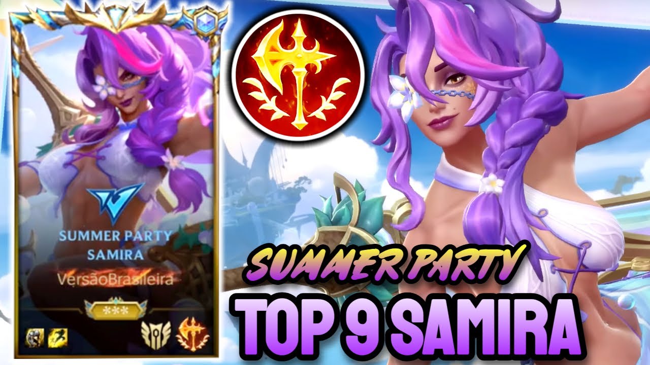 WILD RIFT SUMMER PARTY SAMIRA - TOP 9 SAMIRA QUADRAKILL - SOVEREIGN RANKED