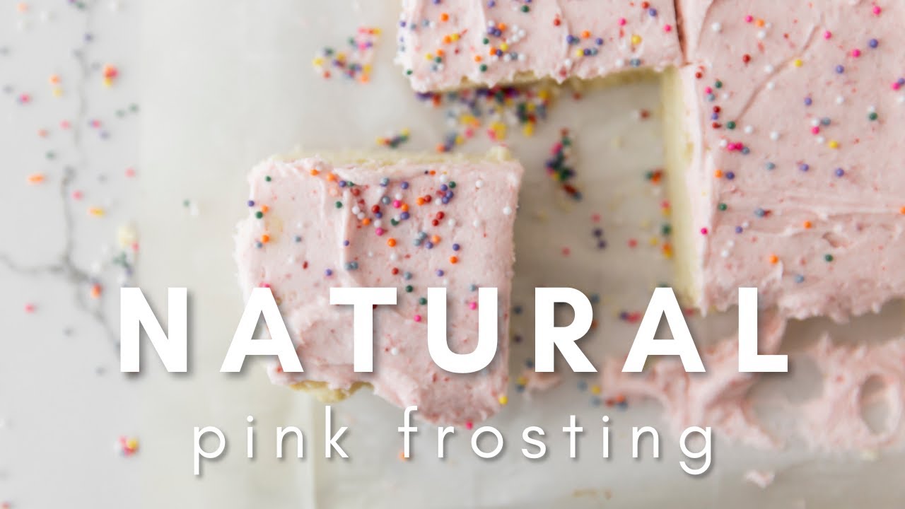 How to make Natural Pink Frosting - Salt Harvest Creatives