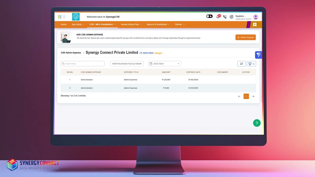 Synergy CSR Platform I Simplifying CSR, Grants & RFP Management for CSR Companies, Foundation Trust