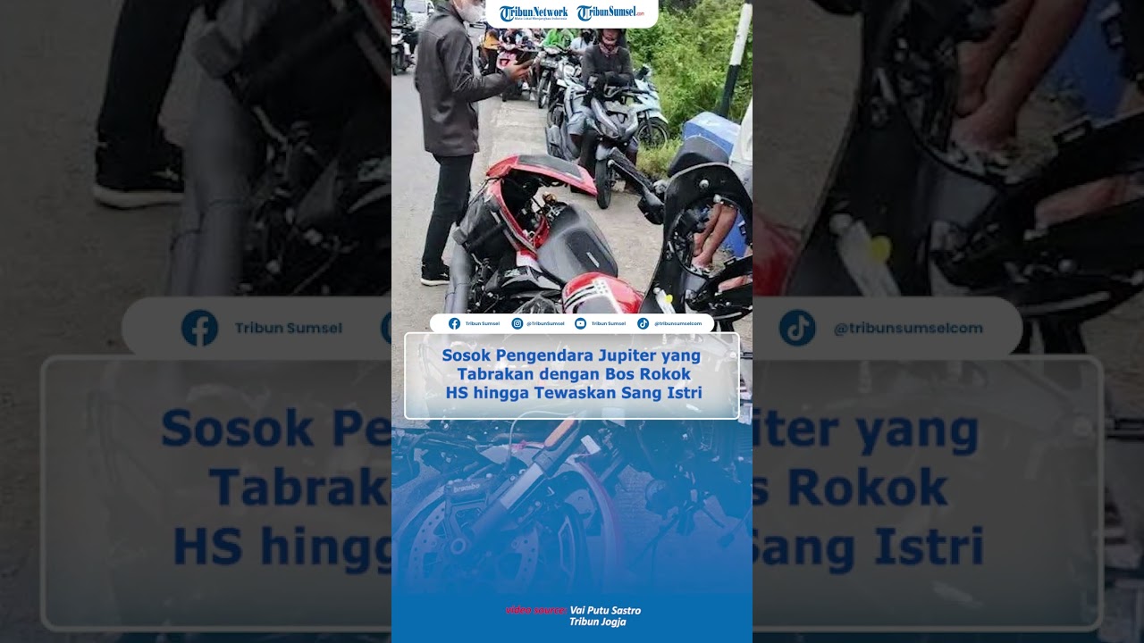 Sosok Pengendara Jupiter yang Tabrakan dengan Bos Rokok HS hingga Tewaskan Sang Istri