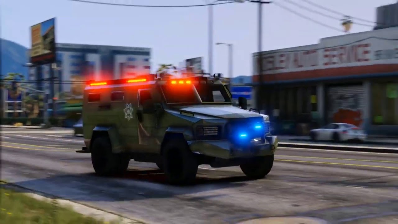 Police tribute GTA-V The score unstopable