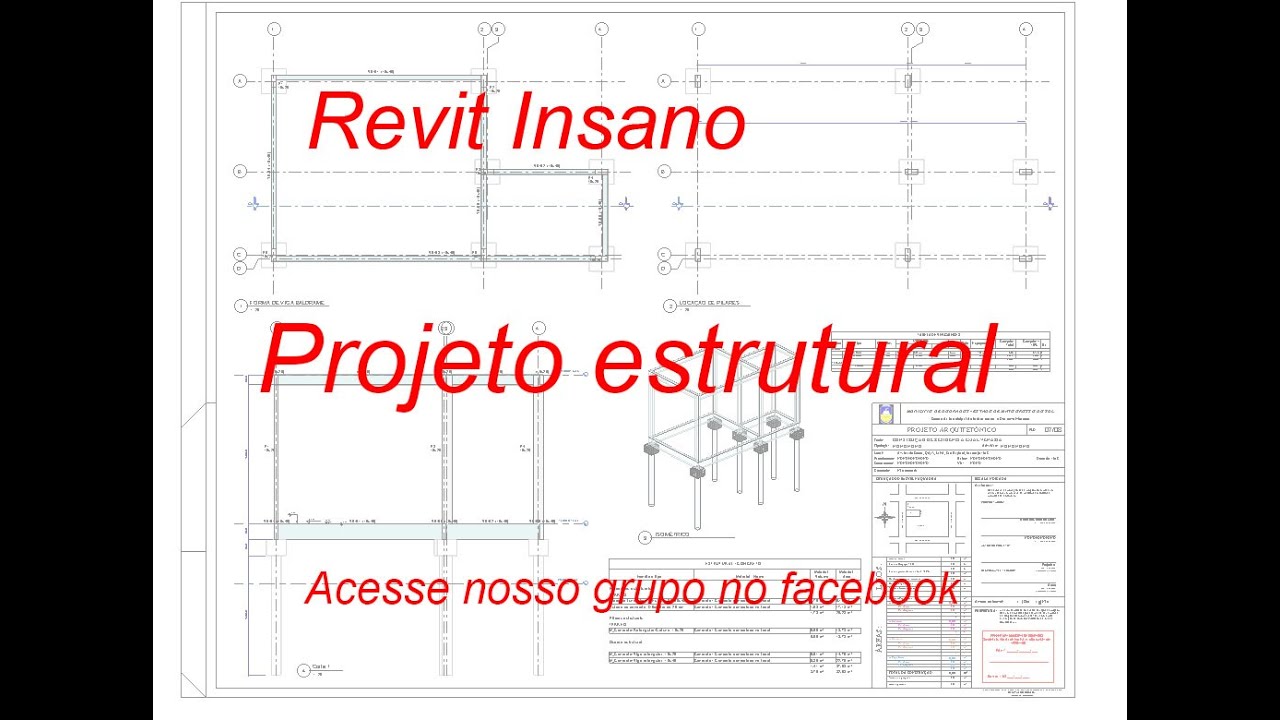 Quer migrar do CAD para BIM? Projeto Estrutural - REVIT