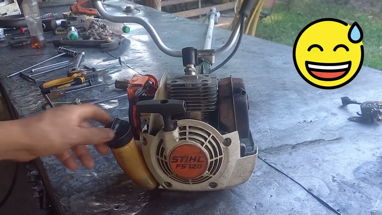 GUADAÑA STIHL no pasa gasolina PROBLEMA  RESUELTO