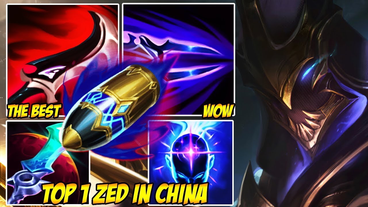 WILD RIFT CHINA TOP 1 ZED - ZED 1v9 – SHADOWS CARRY THE GAME