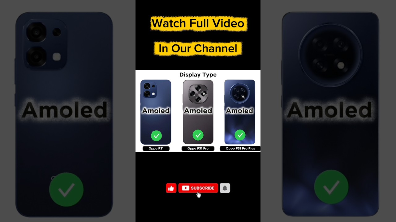 Oppo F31 vs F31 Pro vs F31 Pro Plus Full Comparison ⚡