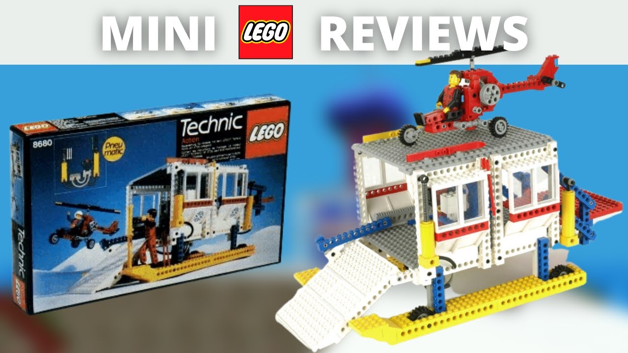 8680 Arctic Rescue Base - LEGO Technic 1986 Vintage MINI Review!