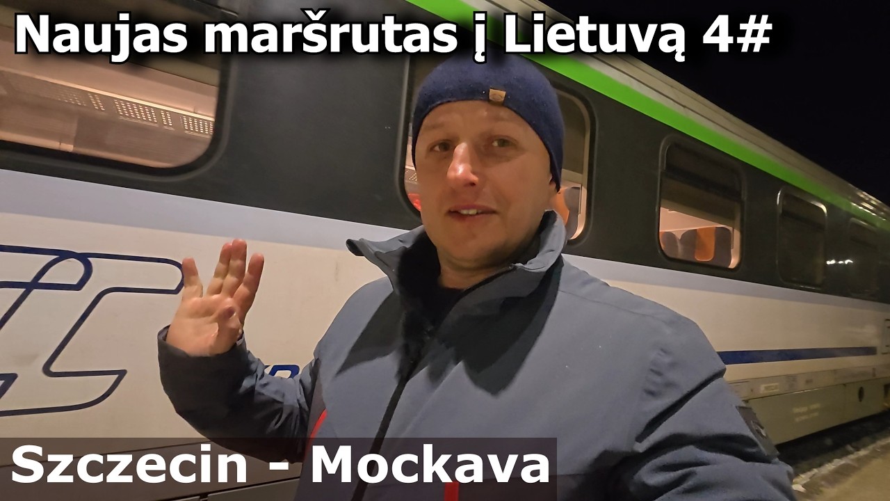 Traukiniu per visą Lenkiją į Lietuvą / /Szczecin - Mockava 4 dalis /  kelionės po Lenkiją traukiniu