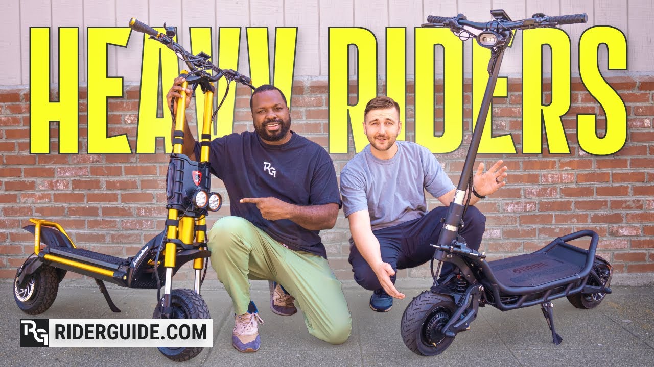 The Best Electric Scooters for Heavy Riders!