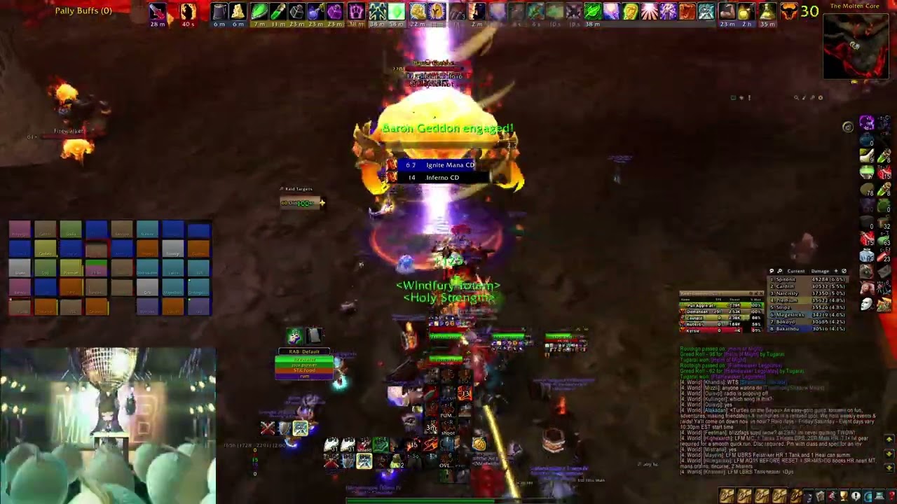 Turtle WoW: Blackrock Mountain (Molten Core + Blackwing Lair) (2H Fury Warrior POV)