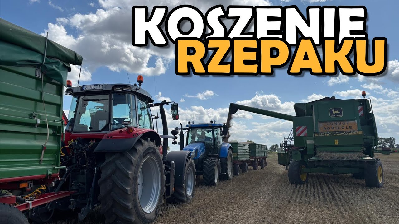 KOSZENIE RZEPAKU 🎥JOHN DEERE 🚜AGROSMERF🔥