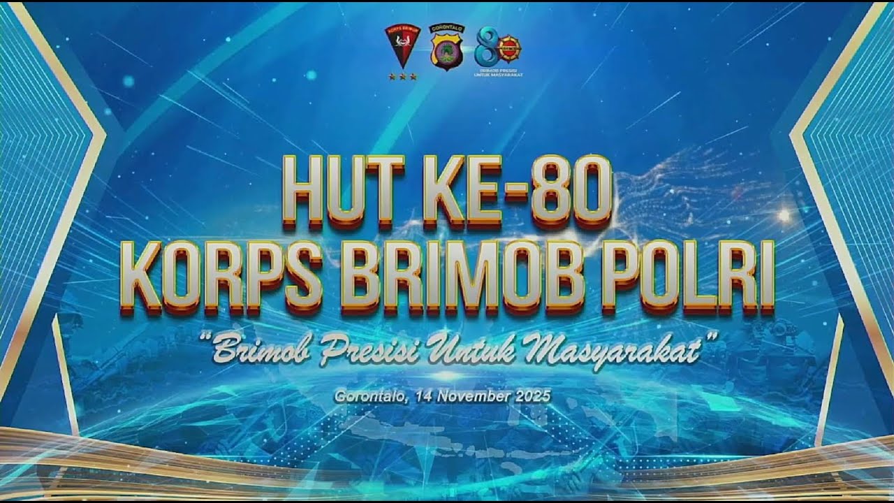 SYUKURAN HARI ULANG TAHUN KE-80 KORPS BRIMOB POLRI