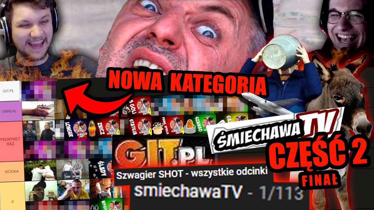 Finał: GARGAMEL & GENERATOR FRAJDY oceniają 113 odcinków ŚMIECHAWA TV - SZWAGRY [part 2]