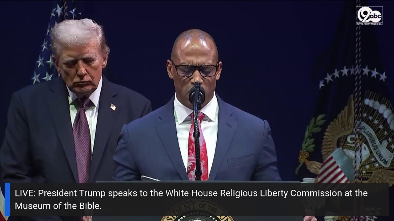 LIVE: President Trump speaks to the White House Religious Liberty Commission