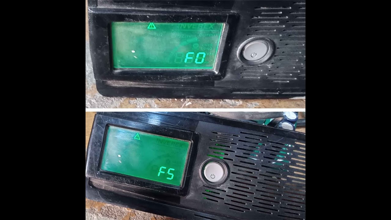 Inverex UPS fault 0 and fault 5 how to fix full HD video