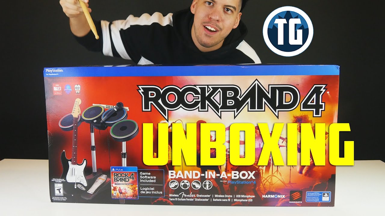 Rock Band 4 Band-In-A-Box Unboxing with Typical Gamer!