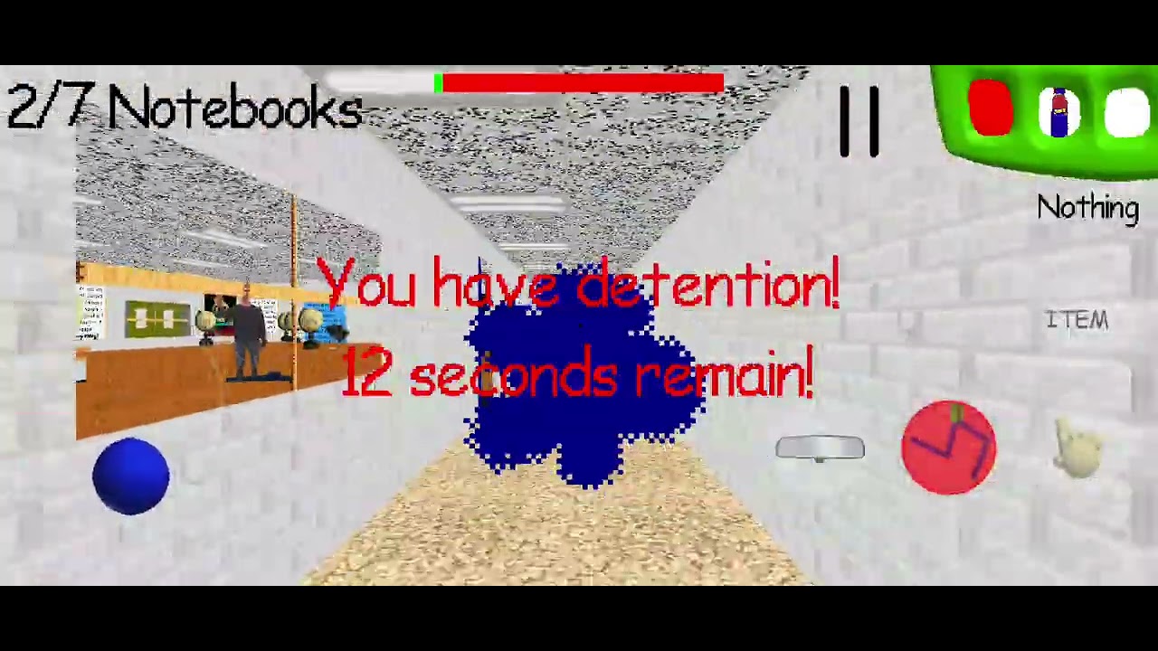 Baldi's basics in educational and learning V 1.4.5 Full Ride with gotta sweep sweep sweep 