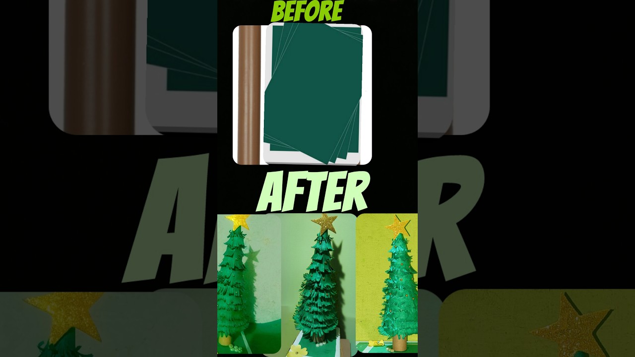 How to make simple Christmas tree 🎅🌲🎄🎁