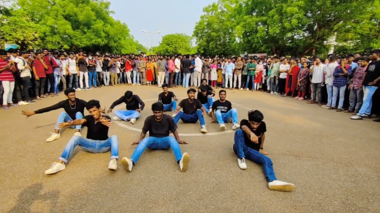 MVGR College of engineering, MEA day 2k22 flashmob