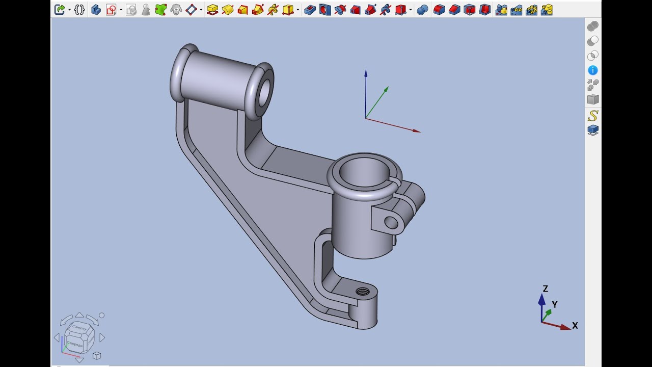 FreeCAD Часть 116. Пример создания модели