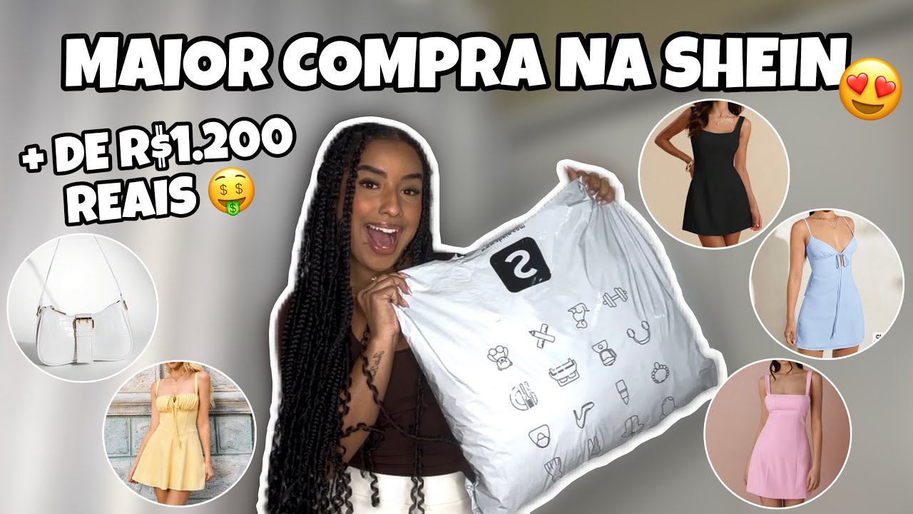 ESSA FOI A MINHA MAIOR COMPRA NA SHEIN + de R$1.200,00 reais em peças 😮🛍️✨