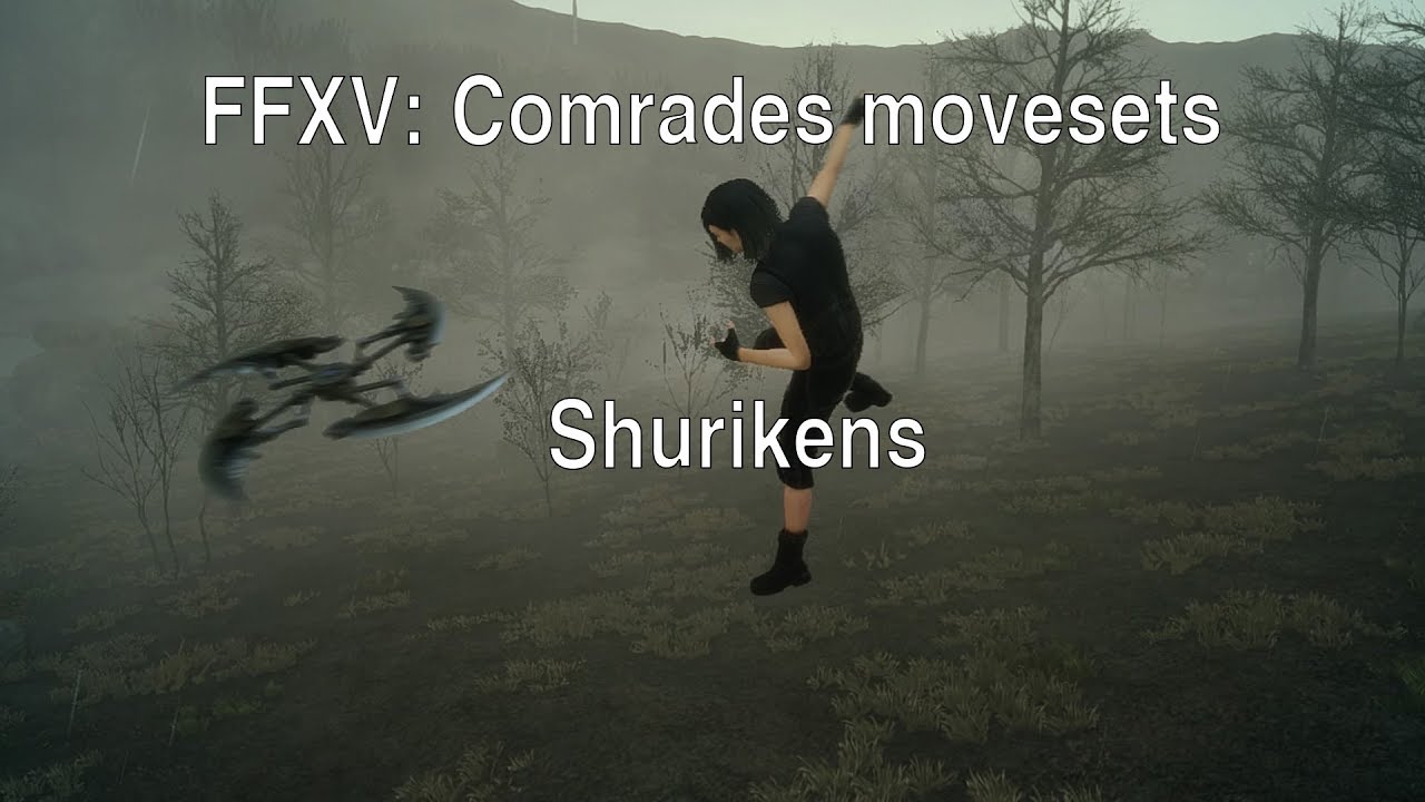 FFXV: Comrades movesets - Shurikens