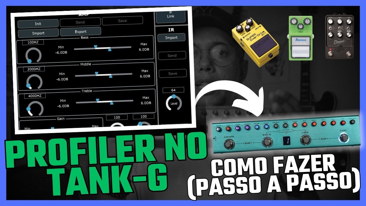 TANK-G como Fazer CAPTURE de Pedais ^PROFILEr! (PASSO A PASSO) #mvave #tankg