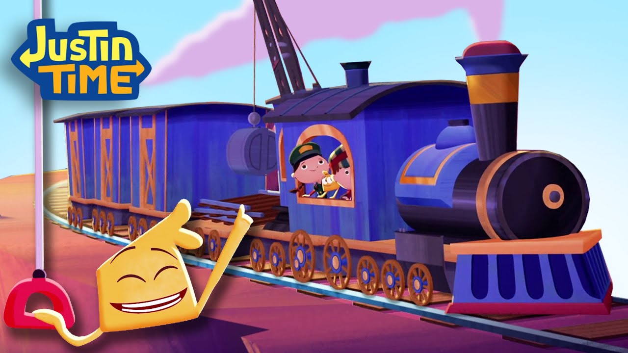 Trains and Trucks! 🚂 Justin Time 6 FULL EPISODES! 🚛