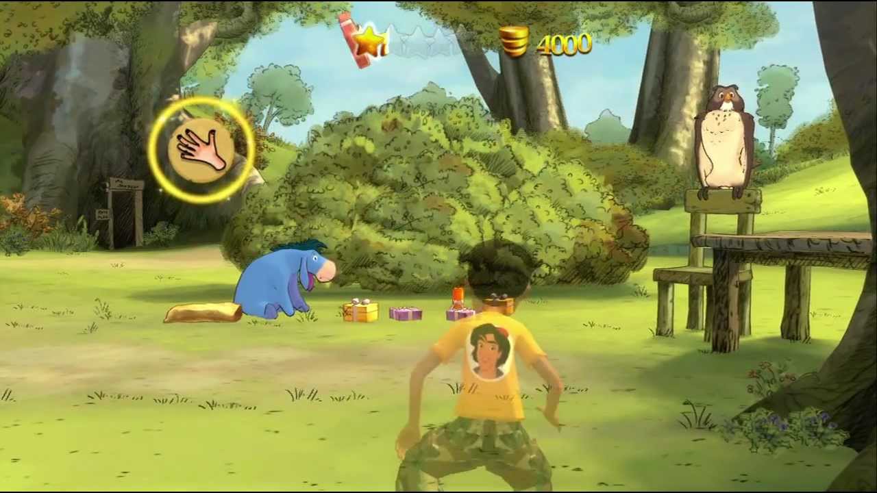 Disneyland Adventures The Many Adventures of Winnie the Pooh and friends Xbox 360 Kinect gameplay