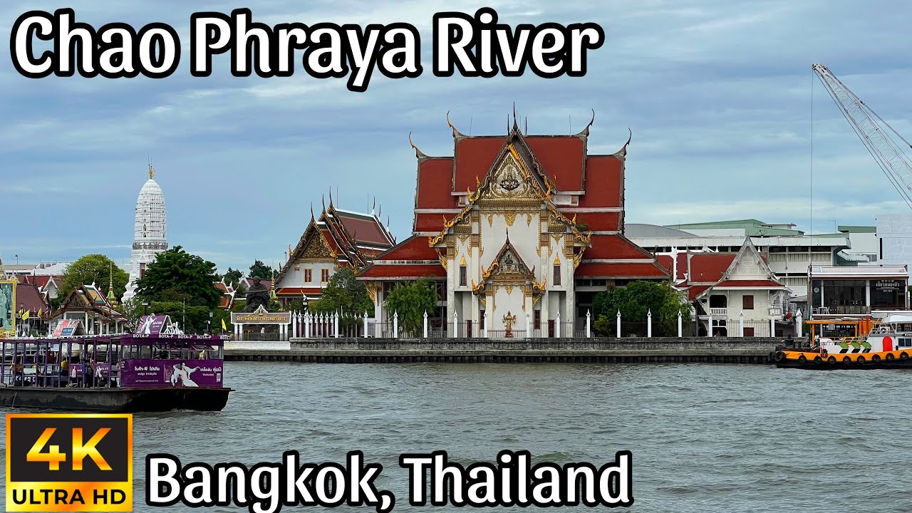 Живописные виды реки Чао Прайя, Бангкок 2024