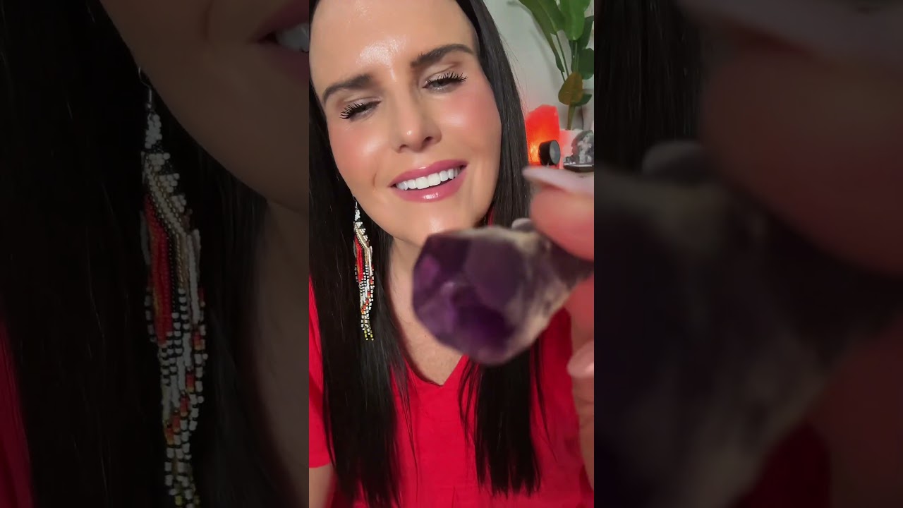 Amethyst Crystal healing #asmrhealing #crystalhealing #energyhealing #asmrhealing #reikiasmr