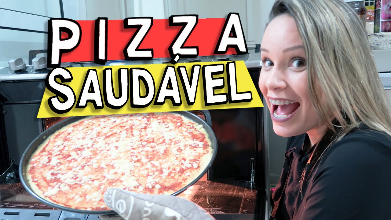 COMO FAZER PIZZA SAUDÁVEL EM CASA (FÁCIL E RÁPIDO!)
