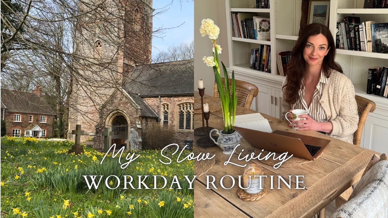 Slow Living Workday Routine at Home in the English Countryside | Small Business & Writing Vlog