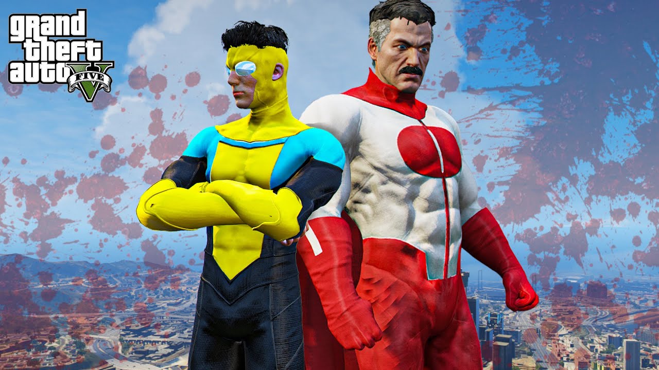 GTA 5 - Omni-Man & Invincible Team Up To Conquer The Earth